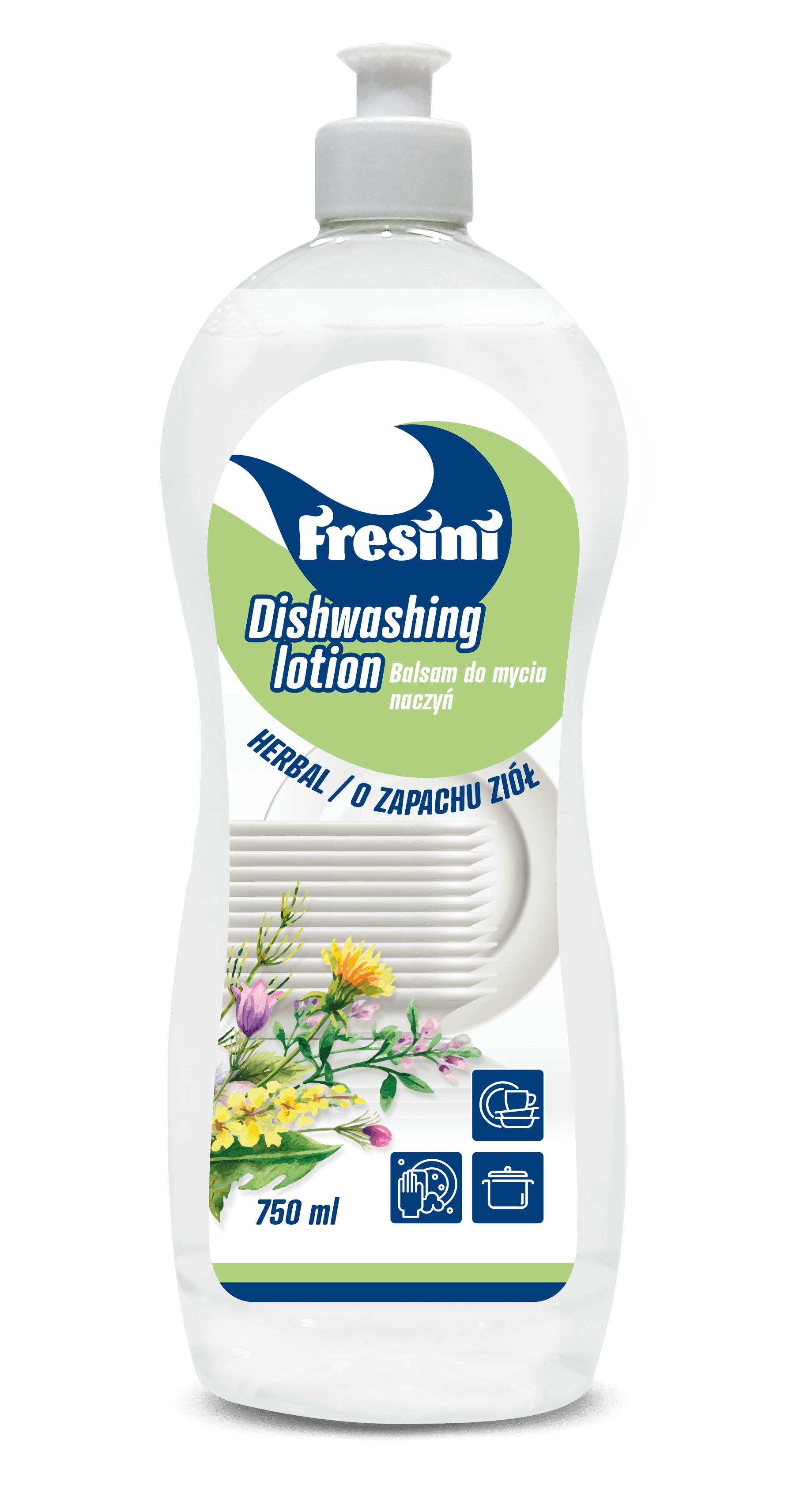 FRESINI BASIC balzam na umývanie riadu s vôňou BYLINIEK